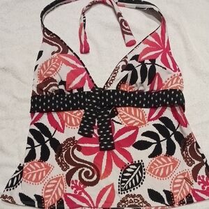 Floral Halter Top - Multicolor